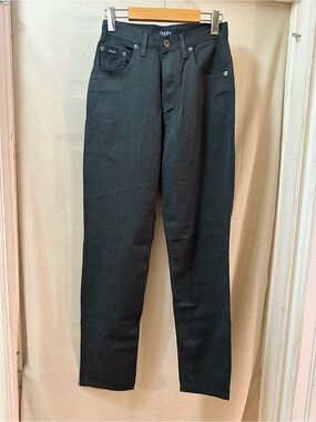 Ikeda Jeans Women’s Straight Leg Dark Wash High Rise Made in Canada NWT Sz 27